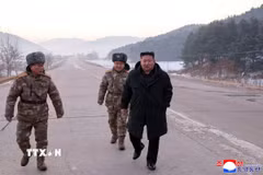 Nhà lãnh đạo Triều Tiên Kim Jong Un. (Ảnh: Yonhap/TTXVN)