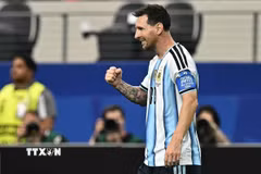 Lionel Messi - một trong những cầu thủ vĩ đại nhất lịch sử bóng đá thế giới. (Ảnh: AFP/TTXVN)