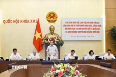 Chủ tịch Quốc hội Trần Thanh Mẫn phát biểu. (Ảnh: Doãn Tấn/TTXVN)