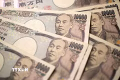 Đồng yen Nhật. (Ảnh: THX/TTXVN)