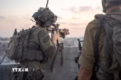 Lực lượng phòng vệ Israel tham gia chiến dịch quân sự ở Dải Gaza, ngày 5/7/2025. (Ảnh: THX/TTXVN)
