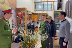 Bắt 7 đối tượng cưỡng đoạt tài sản dưới hình thức bảo kê bán đào Tết