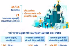 Số doanh nghiệp, hộ kinh doanh thành lập mới và quay trở lại hoạt động tăng mạnh