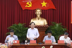 Ông Đỗ Thanh Bình, Ủy viên Trung ương Đảng, Bí thư Thành ủy Cần Thơ phát biểu. (Ảnh: Ngọc Thiện/TTXVN)