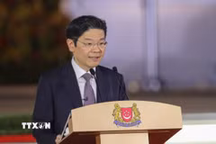 Thủ tướng Singapore Lawrence Wong. (Ảnh: THX/TTXVN)