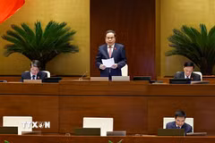 Chủ tịch Quốc hội Trần Thanh Mẫn phát biểu. (Ảnh: Doãn Tấn/TTXVN)