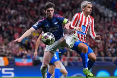 Atletico Madrid và Arsenal bất phân thắng bại ở lượt đi. (Nguồn: AP)