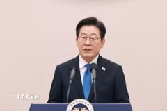 Tổng thống Hàn Quốc Lee Jae Myung chuẩn bị công du Nhật Bản và Mỹ. (Ảnh: Thống Nhất/TTXVN)