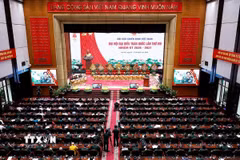 Quang cảnh Khai mạc trọng thể Đại hội đại biểu toàn quốc Hội Cựu chiến binh Việt Nam lần thứ 8, diễn ra vào tháng 6/2026. (Ảnh: Doãn Tấn/TTXVN)