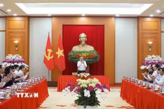Tổng Bí thư, Chủ tịch nước Tô Lâm, Trưởng Ban Chỉ đạo chủ trì phiên họp. (Ảnh: Thống Nhất/TTXVN)
