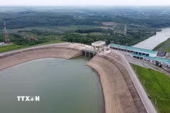 Hồ thủy điện Trị An. (Ảnh: Sỹ Tuyên/TTXVN)