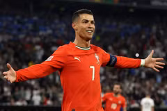 Ronaldo lập công giúp Bồ Đào Nha vào chung kết Nations League. (Nguồn: Getty Images)