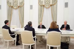Tổng thống Nga Vladimir Putin đã có cuộc gặp Đặc phái viên Tổng thống Mỹ Steve Witkoff. (Nguồn: Getty Images)