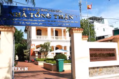 Di tích Nhà Tổng Thận tại phường Long An, tỉnh Tây Ninh. (Ảnh: Thanh Bình/TTXVN)