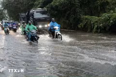 Khu vực Bắc Bộ và Bắc Trung Bộ tiếp tục có mưa. (Ảnh: Thành Phương/TTXVN)