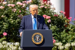 Tổng thống Mỹ Donald Trump. (Ảnh: THX/TTXVN)