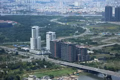 Bất động sản khu Đông Thành phố Hồ Chí Minh. (Ảnh: Hồng Đạt/TTXVN)