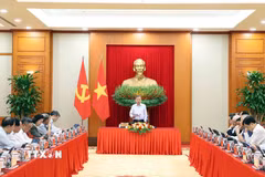 Tổng Bí thư, Chủ tịch nước Tô Lâm phát biểu tại Phiên họp. (Ảnh: Thống Nhất/TTXVN)