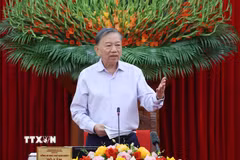 Tổng Bí thư, Chủ tịch nước Tô Lâm phát biểu. (Ảnh: Thống Nhất/TTXVN)