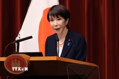 Thủ tướng Nhật Bản Sanae Takaichi. (Ảnh: THX/TTXVN)