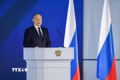 Tổng thống Nga Vladimir Putin. (Ảnh: THX/TTXVN)