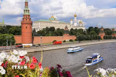 Quần thể Điện Kremlin. (Ảnh minh họa: Văn Hiếu/TTXVN)
