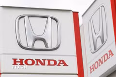Biểu tượng Honda tại Tokyo, Nhật Bản. (Ảnh: Kyodo/TTXVN)