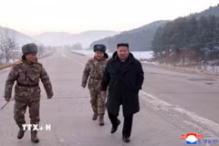 Nhà lãnh đạo Triều Tiên Kim Jong Un. (Ảnh: Yonhap/TTXVN)