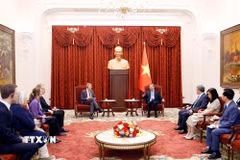 Tổng Bí thư, Chủ tịch nước Tô Lâm tiếp Đại sứ Đan Mạch Nicolai Prytz đến chào từ biệt, kết thúc nhiệm kỳ công tác tại Việt Nam. (Ảnh: Thống Nhất/TTXVN)