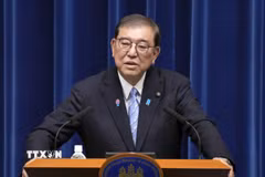 Thủ tướng Nhật Bản Shigeru Ishiba. (Ảnh: Kyodo/TTXVN)