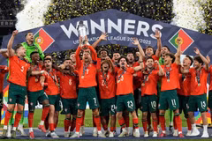 Bồ Đào Nha vô địch Nations League 2024-25. (Nguồn: AP)