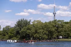 Hồ Ontario ở Toronto, Canada. (Ảnh: THX/TTXVN phát)