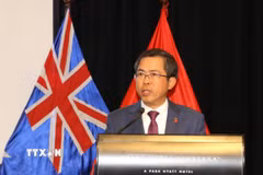 Đại sứ Việt Nam tại Australia Phạm Hùng Tâm. (Ảnh: Thanh Tú/TTXVN)