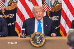 Tổng thống Mỹ Donald Trump. (Ảnh: THX/TTXVN)