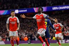 Bukayo Saka đưa Arsenal vào chung kết Champions League. (Nguồn: Guardian)
