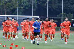 Đội tuyển Việt Nam sẵn sàng cho trận đấu với Thái Lan. (Nguồn: VFF)
