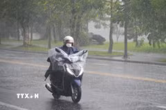 Khu vực từ Hà Tĩnh đến Đà Nẵng có mưa vừa, mưa to và dông. (Ảnh minh họa: Nguyên Lý/TTXVN)