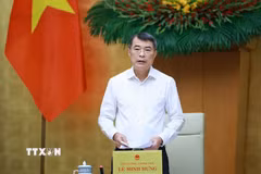 Thủ tướng Lê Minh Hưng chủ trì Phiên họp Chính phủ chuyên đề về xây dựng pháp luật tháng 9 năm 2026. (Ảnh: Dương Giang/TTXVN)