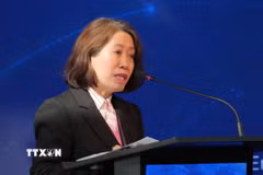 Bà Ngô Minh Nguyệt, Đại sứ Việt Nam tại Argentina. (Ảnh: Thanh Tùng/TTXVN)