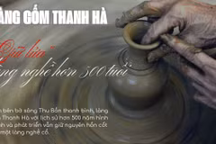 Làng gốm Thanh Hà: "Giữ lửa" làng nghề hơn 500 tuổi