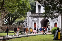Văn Miếu-Quốc Tử Giám. (Ảnh: Minh Đức/TTXVN)