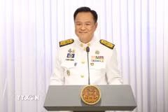 Tân Thủ tướng Thái Lan Anutin Charnvirakul. (Ảnh: THX/TTXVN)