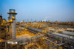 Cơ sở khai thác khí đốt của Tập đoàn dầu khí Saudi Aramco ở Saudi Arabia. (Ảnh: Yonhap/TTXVN)