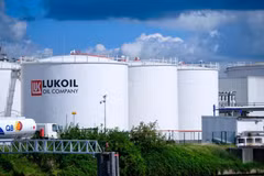 Kho chứa dầu của Lukoil. (Nguồn: Getty Images)