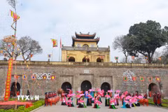 Hoàng thành Thăng Long. (Ảnh: Khánh Hòa/TTXVN)