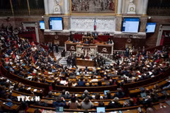 Quang cảnh một phiên họp Quốc hội Pháp ở Paris. (Ảnh: THX/TTXVN)