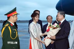 Tổng Bí thư, Chủ tịch nước Tô Lâm đến New York, bắt đầu chuyến tham dự Phiên thảo luận cấp cao Đại hội đồng Liên hợp quốc Khóa 81 và hoạt động song phương tại Hoa Kỳ. (Ảnh: Thống Nhất/TTXVN)
