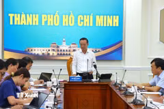 Quang cảnh Hội nghị giao ban của Ban chỉ đạo về IUU Thành phố Hồ Chí Minh ngày 21/9/2026. (Ảnh: Hương Giang/TTXVN)