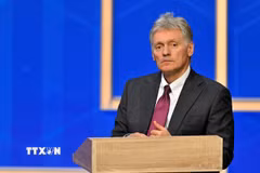 Người phát ngôn Điện Kremlin Dmitry Peskov. (Ảnh: AA/TTXVN phát)