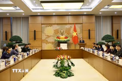 Chủ tịch Quốc hội Trần Thanh Mẫn phát biểu. (Ảnh: Doãn Tấn/TTXVN)